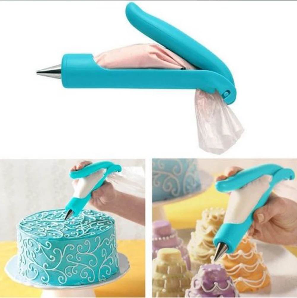 Pastry Icing Piping Bag Nozzle Tips Fondant Cake Sugar Craft Decor Pen Decorating Tool Set (Bluish Green)
Pastry Icing Piping Bag Nozzle Tips Fondant Cake Sugar Craft Decor Pen Decorating Tool Set (Bluish Green)