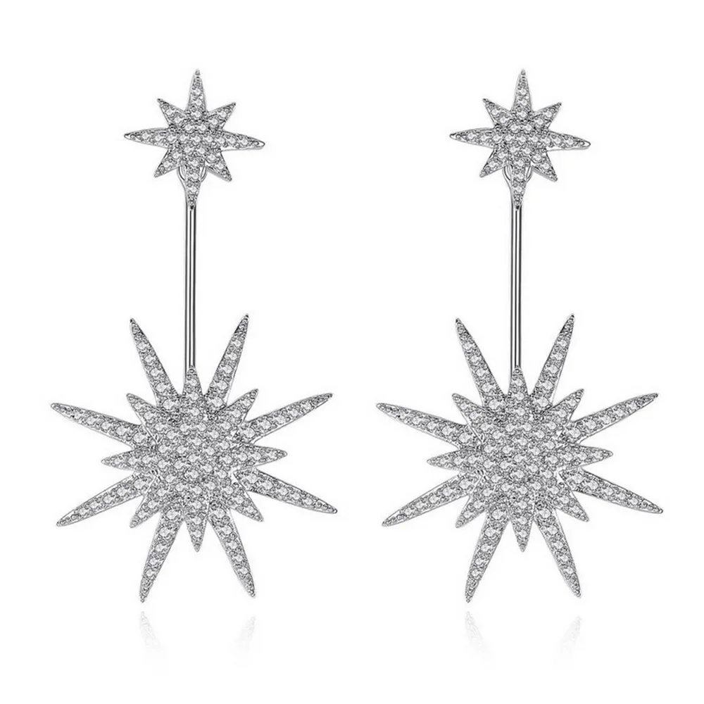 Drop Earrings For Women Statement Korean Long Luxury Fashion Jewelry Earrings Vintage CZ Rhinestone Silver Wedding Summer 2019
Drop Earrings For Women Statement Korean Long Luxury Fashion Jewelry Earrings Vintage CZ Rhinestone Silver Wedding Summer 2019