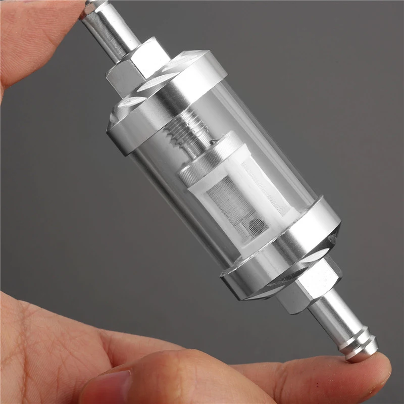 Aluminum Alloy Glass Motorcycle Gas Fuel Gasoline Oil Filter Moto Accessories For Atv Dirt Pit Bike Motocross Silver
Aluminum Alloy Glass Motorcycle Gas Fuel Gasoline Oil Filter Moto Accessories For Atv Dirt Pit Bike Motocross Silver