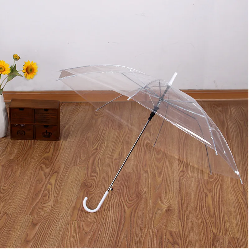 Transparent Long-handle Rain Umbrella Ultra Light Women Kids Parasol Rain Umbrella Semi-automatic Female Umbrellas
Transparent Long-handle Rain Umbrella Ultra Light Women Kids Parasol Rain Umbrella Semi-automatic Female Umbrellas