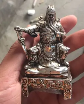Handmade sculpture of the Miao silver statue, China's God of Wealth - Guan YuHan
Handmade sculpture of the Miao silver statue, China's God of Wealth - Guan YuHan