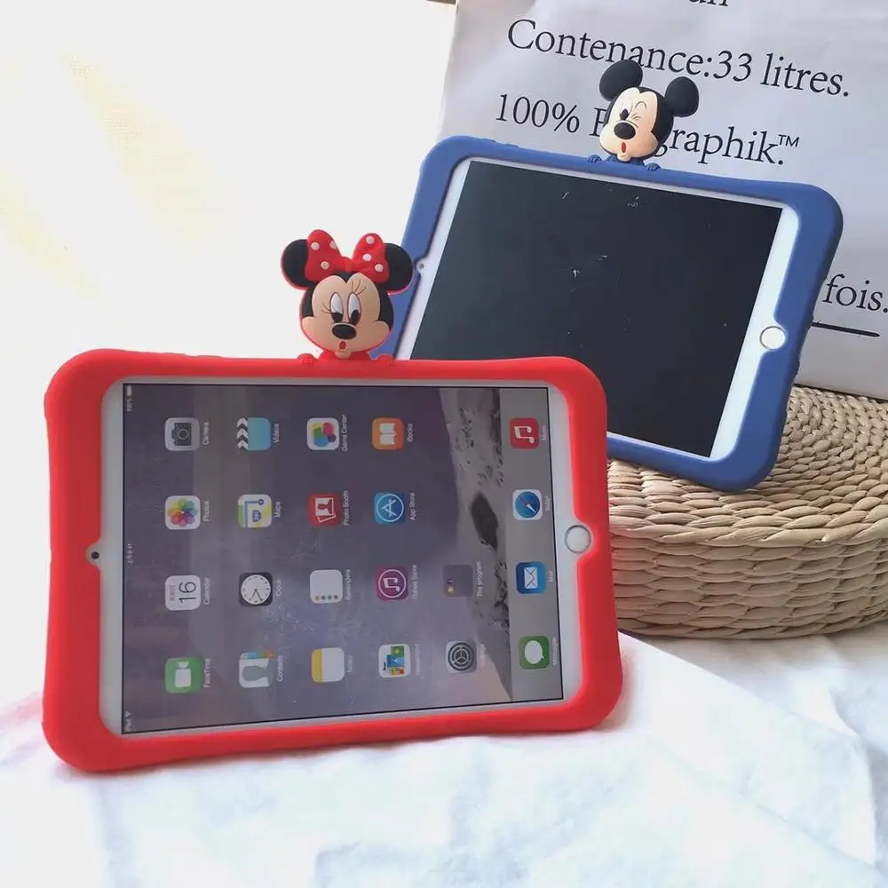 Novelty mickey minnie doll For iPad2018 Pro9.7/10.5 hide Stand Silicone Cover Protective Case Air2 2/3/4 Mini 7.9 Body Shell
Novelty mickey minnie doll For iPad2018 Pro9.7/10.5 hide Stand Silicone Cover Protective Case Air2 2/3/4 Mini 7.9 Body Shell