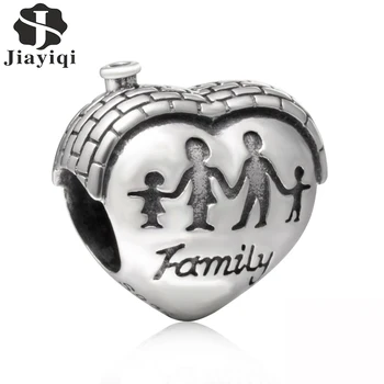Jiayiqi 2019 Fashion Silver 925 Jewelry Sterling Silver A Lovely Family Beads Fit Charm Bracelet Necklace For Women DIY
Jiayiqi 2019 Fashion Silver 925 Jewelry Sterling Silver A Lovely Family Beads Fit Charm Bracelet Necklace For Women DIY