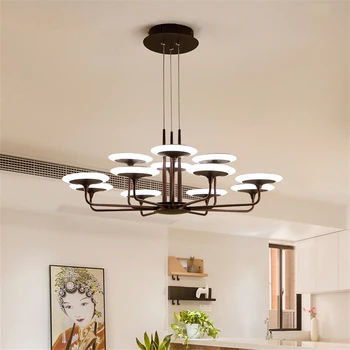 Nordic Round Loft LED Chandelier Bedroom Living Room Restaurant Study Decorative Pendant Lamp Suspension Lighting Fixtures Avize
Nordic Round Loft LED Chandelier Bedroom Living Room Restaurant Study Decorative Pendant Lamp Suspension Lighting Fixtures Avize