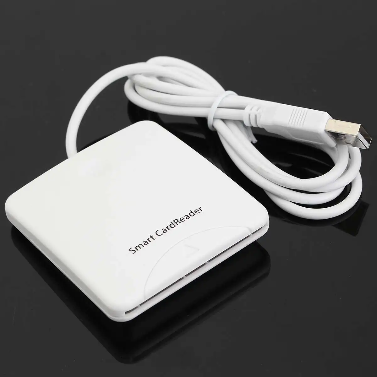 White USB High Speed Contact Smart Chip Card IC Cards Reader Writer For Bank Card Credit Card Readers
White USB High Speed Contact Smart Chip Card IC Cards Reader Writer For Bank Card Credit Card Readers