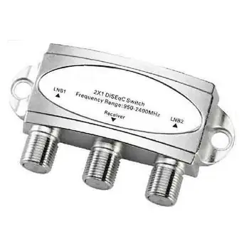 DiSEqC Switch Satellite 2x1 TV DiSEqC Switch (DS-02C) Satellite Antenna Flat LNB Switch for TV Receiver
DiSEqC Switch Satellite 2x1 TV DiSEqC Switch (DS-02C) Satellite Antenna Flat LNB Switch for TV Receiver