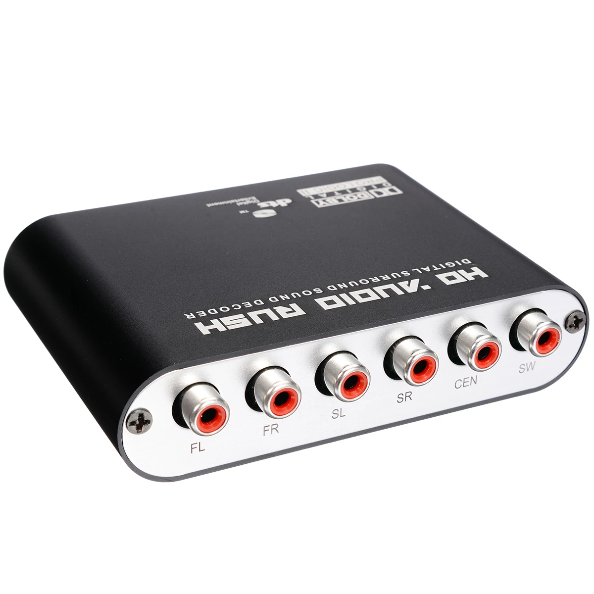 DTS AC3 5.1 Channel Digital Audio Sound Decoder SPDIF Coaxial To 6RCA Analog Converter for PS3 DVD XBOX360
DTS AC3 5.1 Channel Digital Audio Sound Decoder SPDIF Coaxial To 6RCA Analog Converter for PS3 DVD XBOX360
