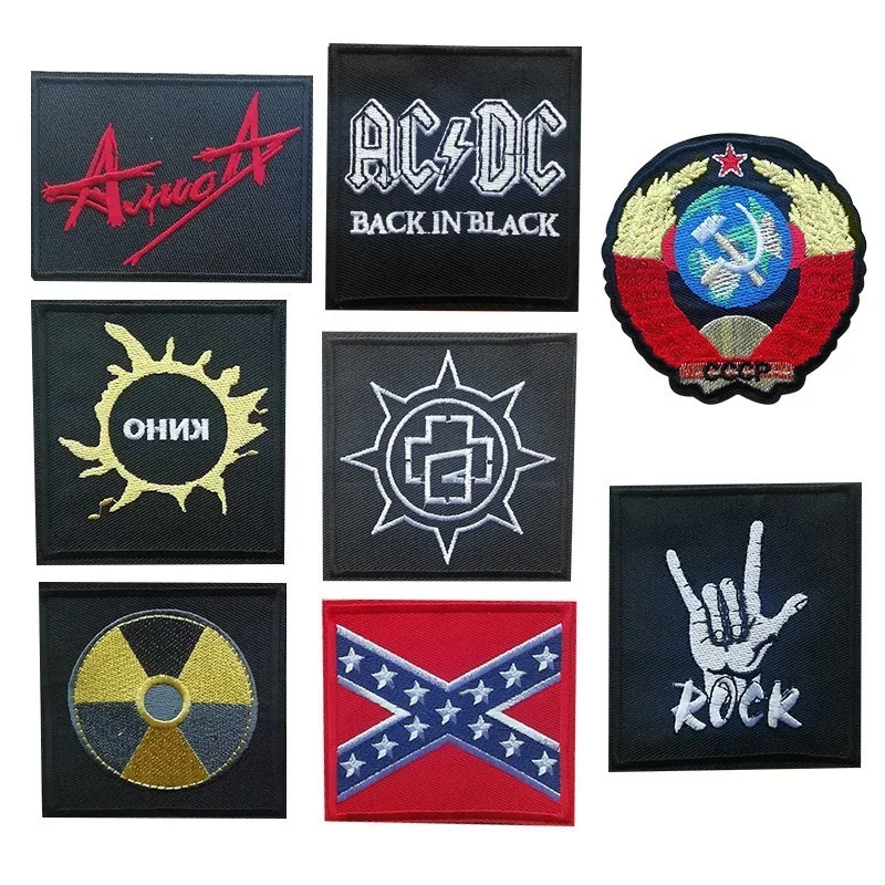 1PCS Dark Punk Letter Embroidery rock gesture Patches for Stripes on the Backpack Stickers on Fabric Iron on Clothes Appliques
1PCS Dark Punk Letter Embroidery rock gesture Patches for Stripes on the Backpack Stickers on Fabric Iron on Clothes Appliques