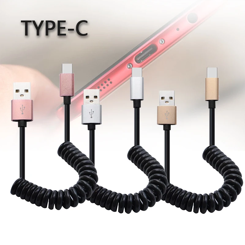 1m Coiled Spring Spiral Type C USB USB-C Cable Cord For Samsung Galaxy S9 / S9 Plus Extension Cord Data Sync Charging Cable
1m Coiled Spring Spiral Type C USB USB-C Cable Cord For Samsung Galaxy S9 / S9 Plus Extension Cord Data Sync Charging Cable