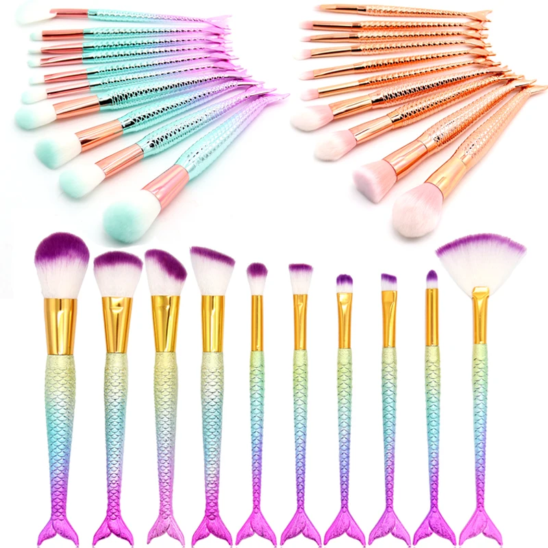 SinSo 10/20PCS Mermaid Unicorn Makeup Brushes Set Kit Foundation Powder Eyeshadow Concealer Blush Cosmetics Make Up Brushes Tool
SinSo 10/20PCS Mermaid Unicorn Makeup Brushes Set Kit Foundation Powder Eyeshadow Concealer Blush Cosmetics Make Up Brushes Tool