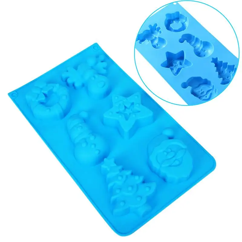Christmas Silicone Cake Mold Santa Claus Snowman Bell Bowtie Tree Form Baking Cookie Cutter Moulds Cake Decorating Tools
Christmas Silicone Cake Mold Santa Claus Snowman Bell Bowtie Tree Form Baking Cookie Cutter Moulds Cake Decorating Tools
