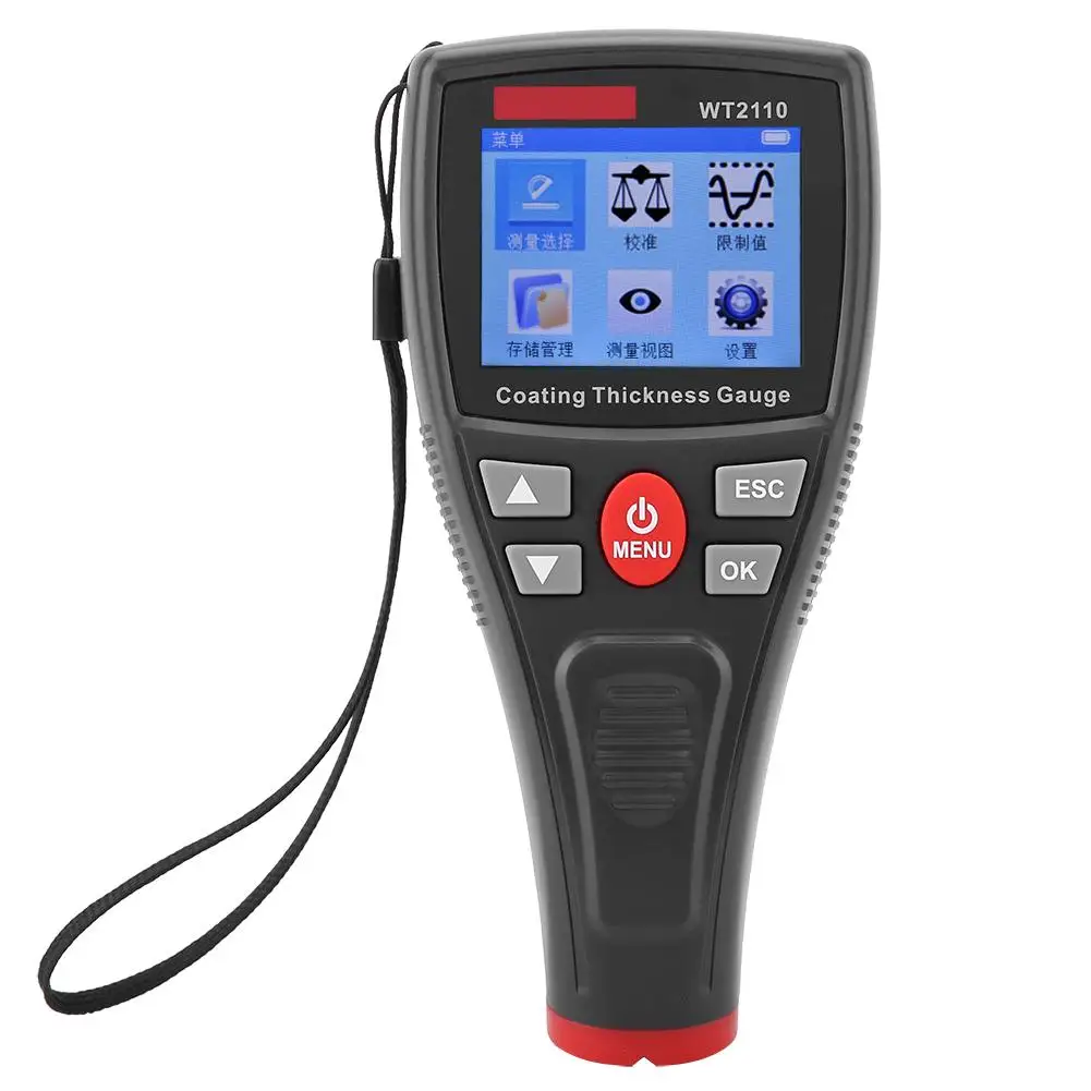 WT2110 Mini Digital Coating Film Thickness Gauge Meter Paint Test 100-240V (EU Plug) Hot Sale
WT2110 Mini Digital Coating Film Thickness Gauge Meter Paint Test 100-240V (EU Plug) Hot Sale