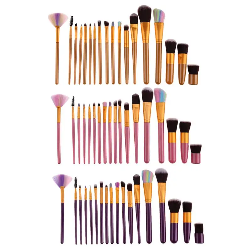 

18PCS/Set Makeup Brush Pro Blush Foundation Power Contour Eyeshadow Eyeliner Lip Blending Highlight Brushes pincel maquiagem