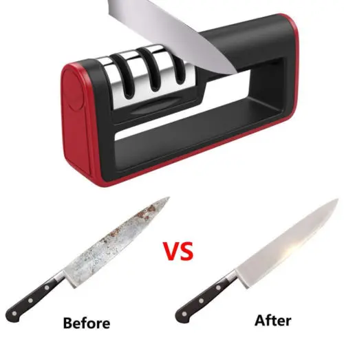3 Stages Multifunctional Knife Sharpener Handle Hard Carbide Ceramic Sharpening Stone Household Sharpener Tools Household
3 Stages Multifunctional Knife Sharpener Handle Hard Carbide Ceramic Sharpening Stone Household Sharpener Tools Household