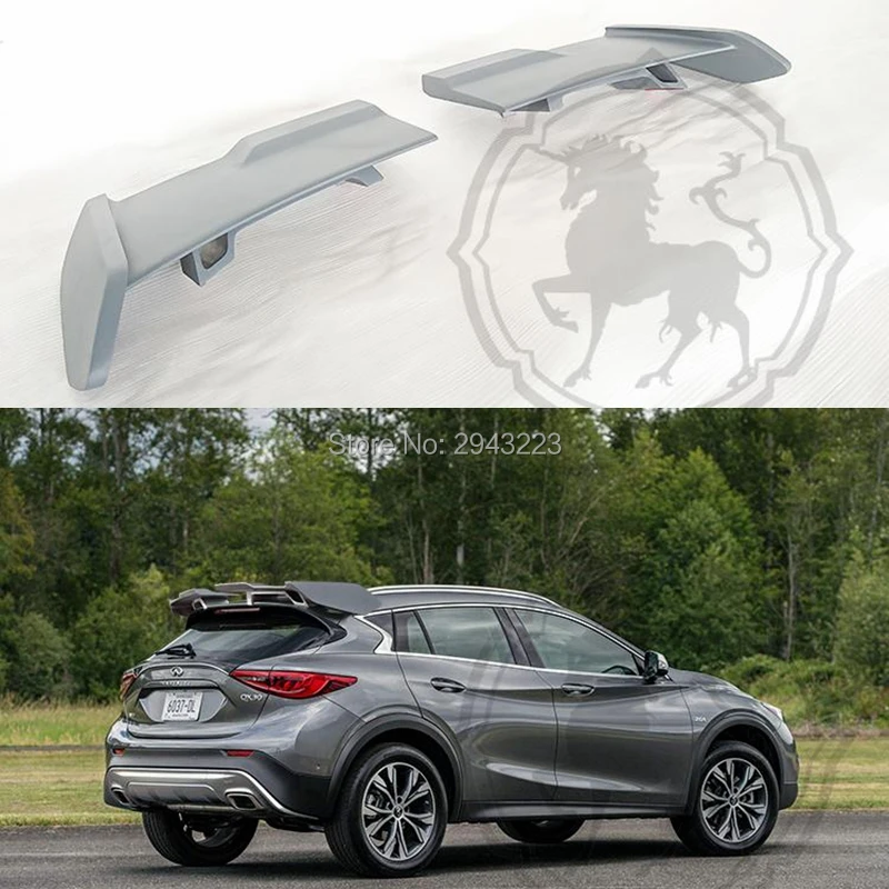 For Infiniti QX30 Q30 Q30S ABS Plastic Material Unpainted Primer Color Rear Spoiler Wing Trunk Lid Cover Protector Car Styling
For Infiniti QX30 Q30 Q30S ABS Plastic Material Unpainted Primer Color Rear Spoiler Wing Trunk Lid Cover Protector Car Styling