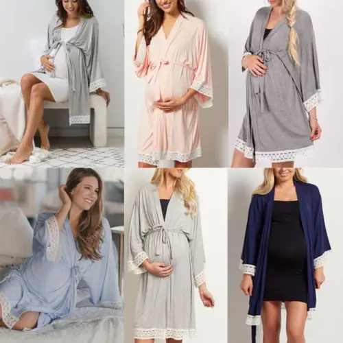 New Pregnancy Lace Floral Sleep Dress Maternity Nightdress Women Nursing Sleepwear Nightgown Homewear Shirt Dress Size S-3XL
New Pregnancy Lace Floral Sleep Dress Maternity Nightdress Women Nursing Sleepwear Nightgown Homewear Shirt Dress Size S-3XL