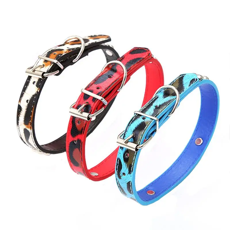 New Genuine Leather Dog Collar Leopard Printing Pattern Pet Dog Collars Fashion Necklace Good For Pet Products Supplies
New Genuine Leather Dog Collar Leopard Printing Pattern Pet Dog Collars Fashion Necklace Good For Pet Products Supplies