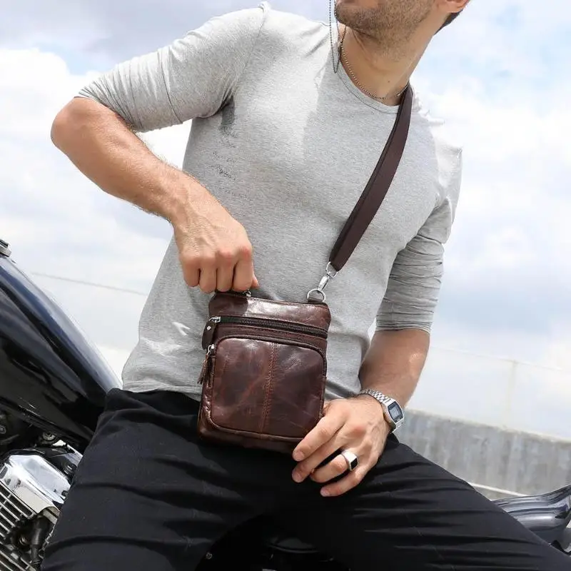 Business Men Leather Small Satchel Shoulder Bag Crossbody Messenger Bags Men Handbag Chest Male Bolsas Sac Brown
Business Men Leather Small Satchel Shoulder Bag Crossbody Messenger Bags Men Handbag Chest Male Bolsas Sac Brown
