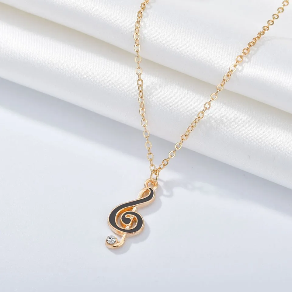 New Women Music Symbol Pendant Necklace Trendy Pendants And Necklace Simple Style Handmade Wedding Jewelry Necklace&Pendants
New Women Music Symbol Pendant Necklace Trendy Pendants And Necklace Simple Style Handmade Wedding Jewelry Necklace&Pendants