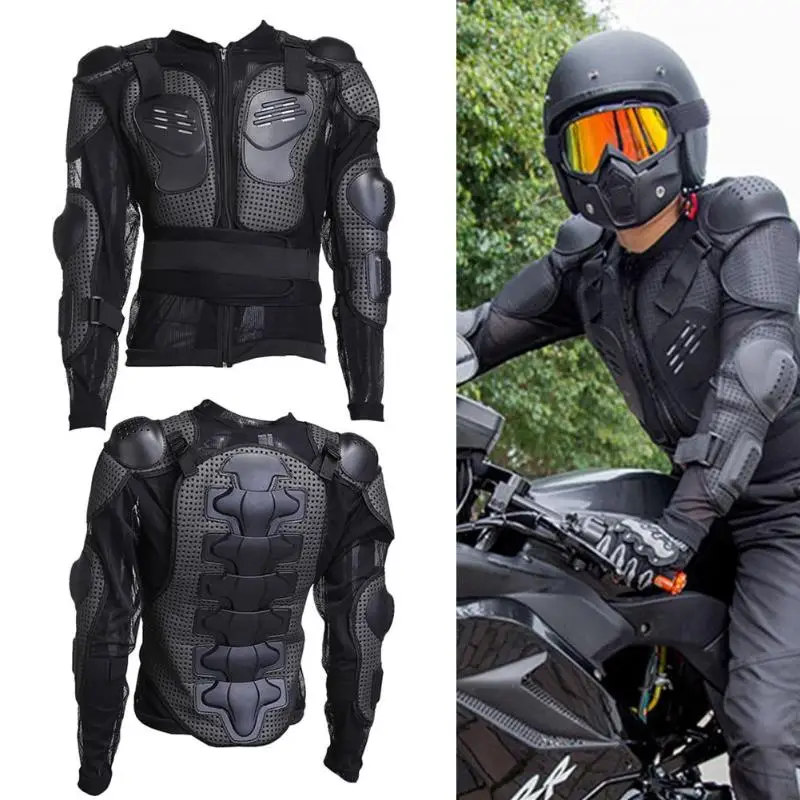 

Motocross Racing PE Shell Armor Riding Body Protection Jacket Vest Colete with Reflective Strip See detail page for full dimensi