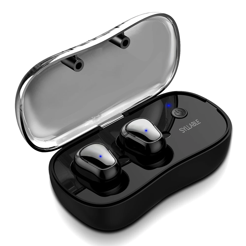 Syllable D900P Mini TWS Bluetooth In-Ear Earphones Sweatproof Wireless Stereo Earbuds with Mic Voice Control for iphone Running
Syllable D900P Mini TWS Bluetooth In-Ear Earphones Sweatproof Wireless Stereo Earbuds with Mic Voice Control for iphone Running