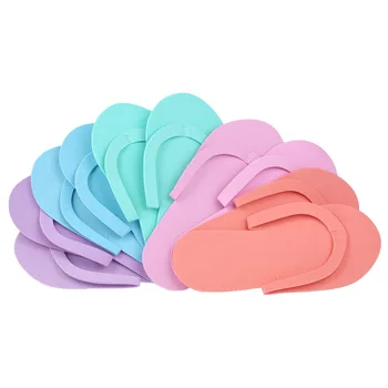 5 Pairs Disposable Slippers EVA Foam Salon Spa Slipper Disposable Pedicure Thong Slippers
5 Pairs Disposable Slippers EVA Foam Salon Spa Slipper Disposable Pedicure Thong Slippers