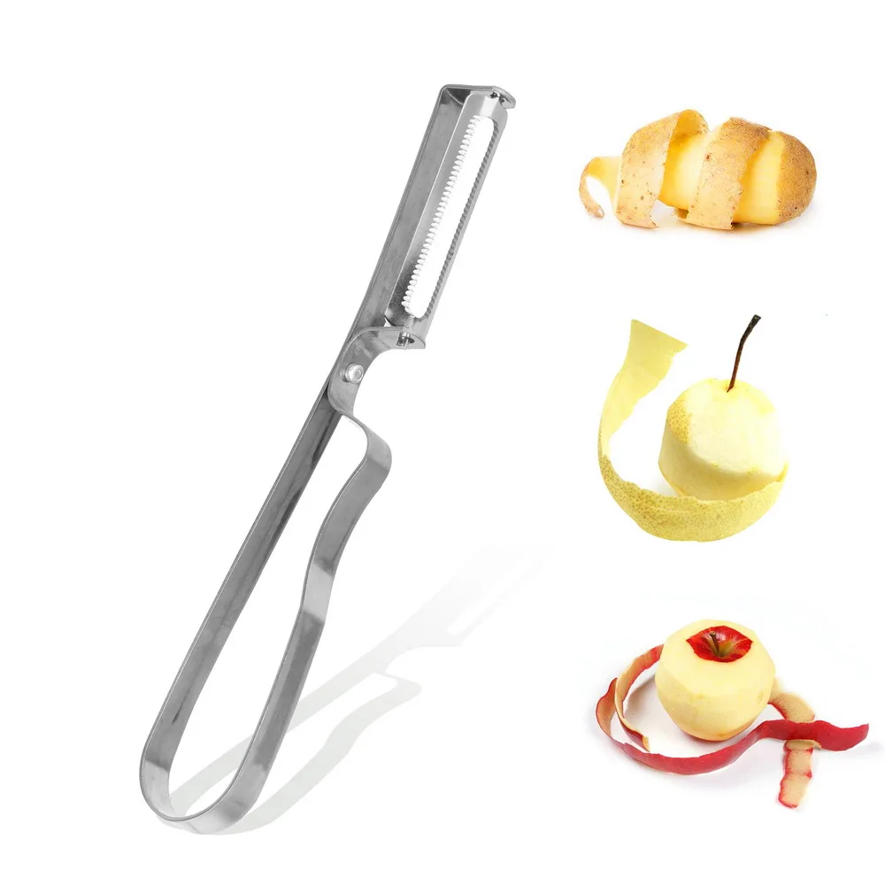 1pc Razor Sharp Cutter Vegetable Peeler Knife Multifunction Kitchen Tool Stainless Steel Peeler Zester Slicer Peeler
1pc Razor Sharp Cutter Vegetable Peeler Knife Multifunction Kitchen Tool Stainless Steel Peeler Zester Slicer Peeler