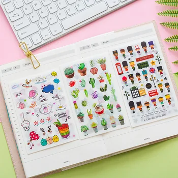 6 Sheets/lot Fresh Style Cactus Watercolor Pet Cartoon Stickers DIY Diary Sticker Scrapbook Decoration Stationery Stickers
6 Sheets/lot Fresh Style Cactus Watercolor Pet Cartoon Stickers DIY Diary Sticker Scrapbook Decoration Stationery Stickers