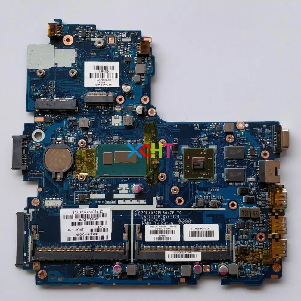 768078-601 768078-501 LA-B181P w i7-4510U CPU w R5 M255 Graphics 2GB for HP ProBook 440 G2 Notebook PC Motherboard Tested
768078-601 768078-501 LA-B181P w i7-4510U CPU w R5 M255 Graphics 2GB for HP ProBook 440 G2 Notebook PC Motherboard Tested