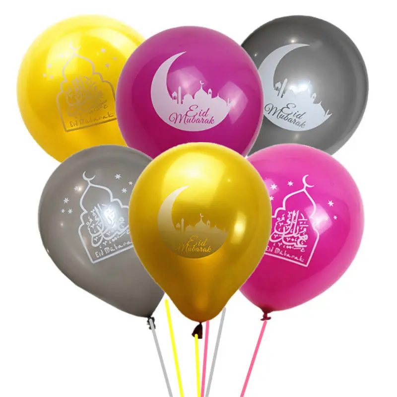 10Pcs/lots Eid Mubarak Balloons 10 Inch Happy Eid Balloons Islamic New Year Decor 2019 New
10Pcs/lots Eid Mubarak Balloons 10 Inch Happy Eid Balloons Islamic New Year Decor 2019 New