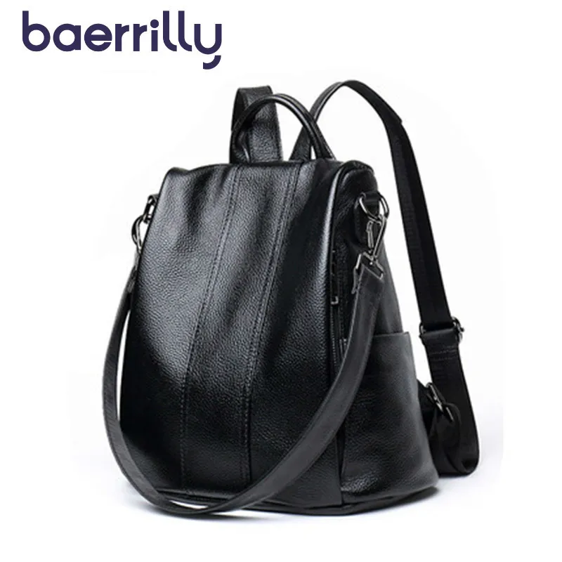 Fashion Genuine Leather Women Backpack School Backpacks For Girls High-capacitySchool Bags Travel Teenager Bags Mochila Hombre
Fashion Genuine Leather Women Backpack School Backpacks For Girls High-capacitySchool Bags Travel Teenager Bags Mochila Hombre