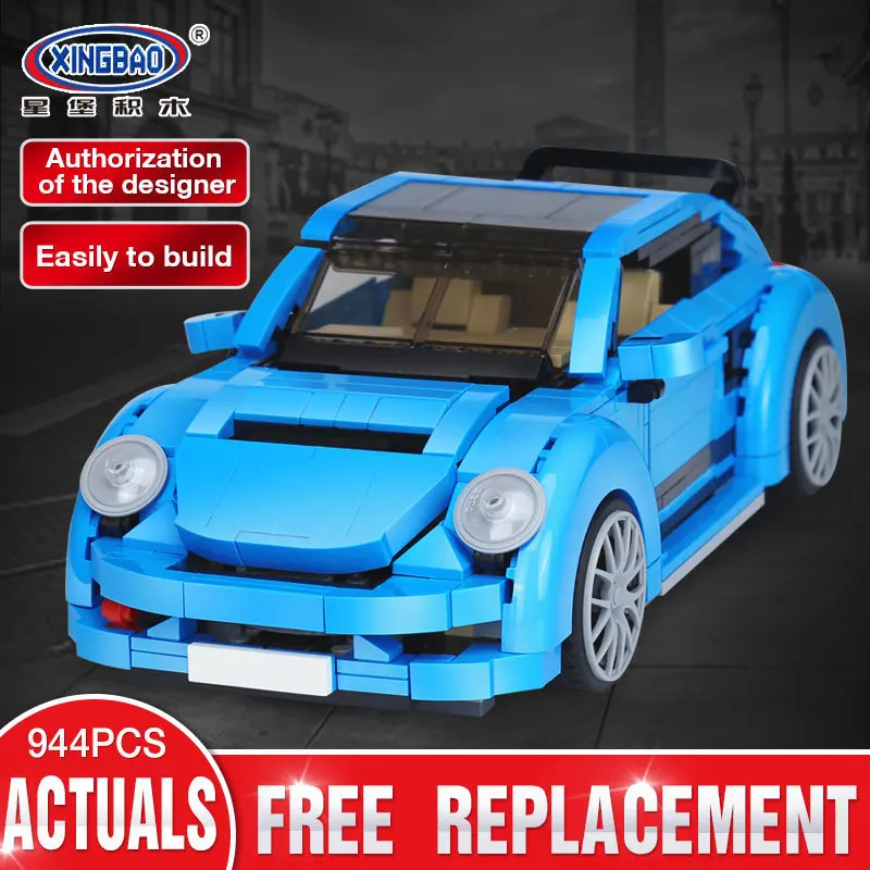Xingbao 03015 944Pcs New Genuine Creative MOC Technic Series The Beetle Car Set Children Educational Building Blocks Bricks Toys
Xingbao 03015 944Pcs New Genuine Creative MOC Technic Series The Beetle Car Set Children Educational Building Blocks Bricks Toys