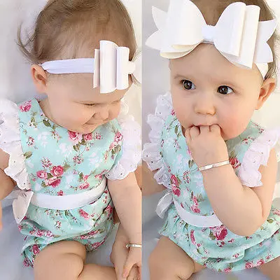 Summer Newborn Toddler Infant Baby Girl Romper Ruffled Jumpsuit Lace Playsuit Bow Outfit Sunsuit Clothes
Summer Newborn Toddler Infant Baby Girl Romper Ruffled Jumpsuit Lace Playsuit Bow Outfit Sunsuit Clothes