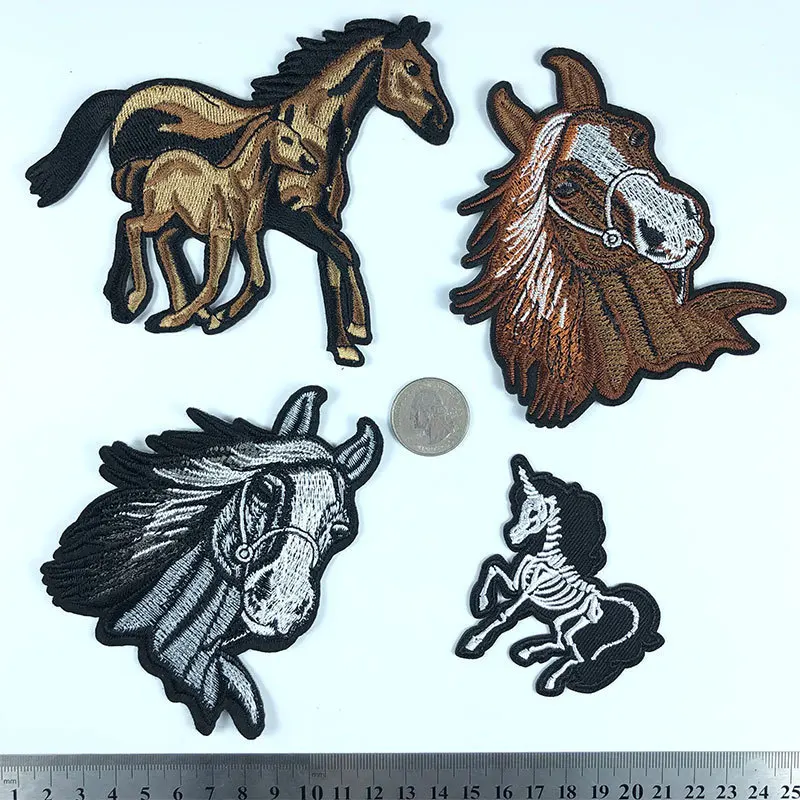 PGY 1PCS Wild horse Animal Embroidery Iron On Patches For Clothing Applique DIY Hat Coat Dress Accessories Cloth Sticker
PGY 1PCS Wild horse Animal Embroidery Iron On Patches For Clothing Applique DIY Hat Coat Dress Accessories Cloth Sticker