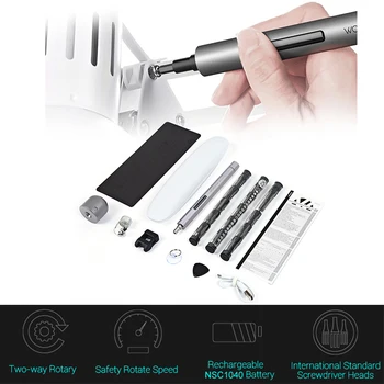 WOWSTICK Precision Screwdriver Kit for Repairing Work Two-way Rotary Eletric Screw Driver Tool Pits 28mm 45mm with 3 LED Lights
WOWSTICK Precision Screwdriver Kit for Repairing Work Two-way Rotary Eletric Screw Driver Tool Pits 28mm 45mm with 3 LED Lights