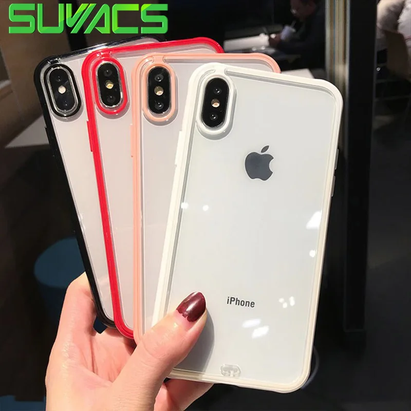 SUYACS Consise Transparent Case For iPhone X XS Max XR 6 6S 7 8 Plus Full Body Shockproof Plain Soft Phone Back Cover Gift
SUYACS Consise Transparent Case For iPhone X XS Max XR 6 6S 7 8 Plus Full Body Shockproof Plain Soft Phone Back Cover Gift