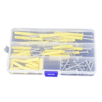 80pcs Screws and Expansion Tubes Stainless Steel Flat Head Large Tubes for Picture Frames Mirrors Shelf
80pcs Screws and Expansion Tubes Stainless Steel Flat Head Large Tubes for Picture Frames Mirrors Shelf