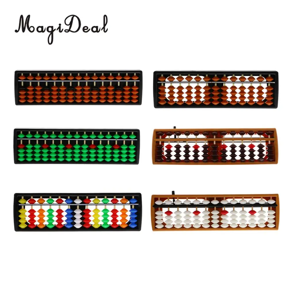 13 Rods Plastic Beads Abacus Soroban Calculating Tool Educational Toy for Kids Children Adult Math Toy 6Colors
13 Rods Plastic Beads Abacus Soroban Calculating Tool Educational Toy for Kids Children Adult Math Toy 6Colors