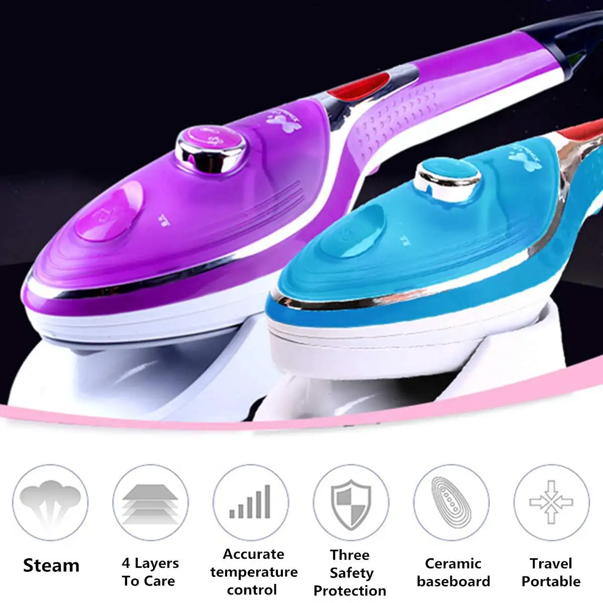 220V Dry Cleaning Brush Steamer for Clothes 80ml Mini Garment Steamer Iron Handheld Home Garment Fabric Ironing Machine Steamer
220V Dry Cleaning Brush Steamer for Clothes 80ml Mini Garment Steamer Iron Handheld Home Garment Fabric Ironing Machine Steamer