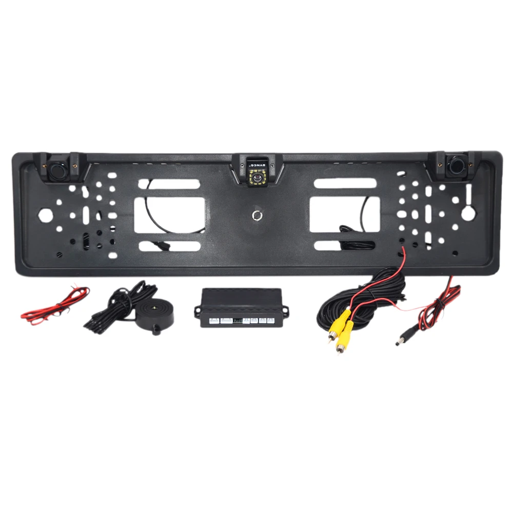 HD rearview camera car European license plate frame camera Light 12 LED 170 backup reverse camera IR with 2 parking sensor
HD rearview camera car European license plate frame camera Light 12 LED 170 backup reverse camera IR with 2 parking sensor