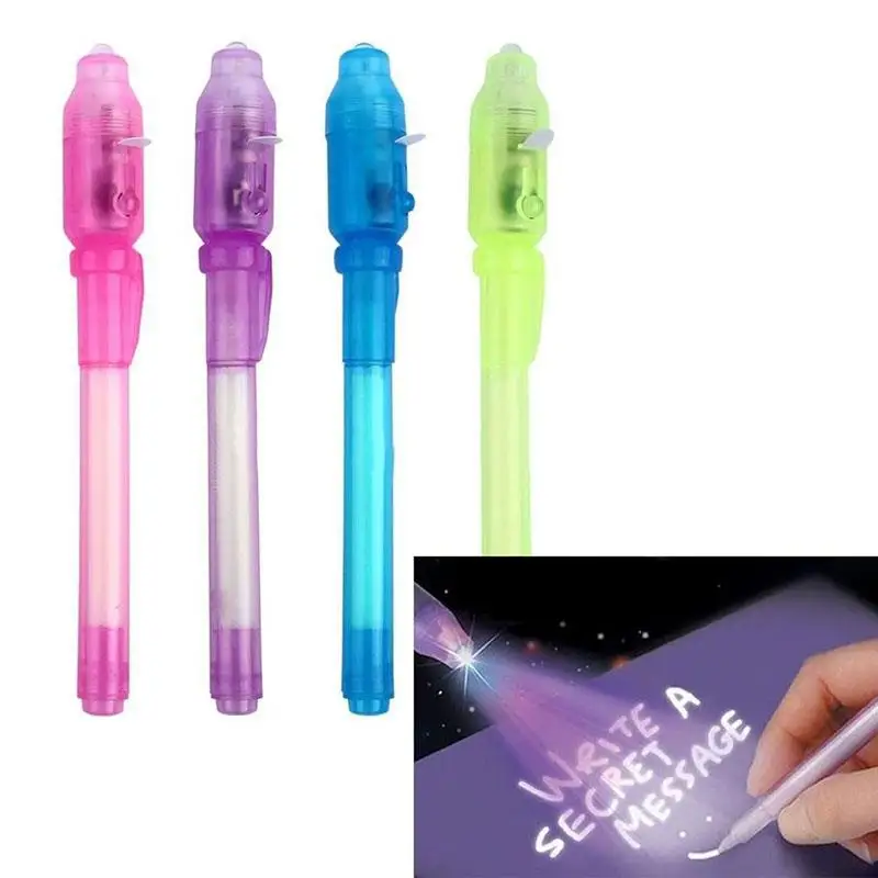 UV Light Ultra Violet Flashlight Combo Stationery Marker Penlight Highlighter Invisible Ink Pen With Battery 2 In 1
UV Light Ultra Violet Flashlight Combo Stationery Marker Penlight Highlighter Invisible Ink Pen With Battery 2 In 1