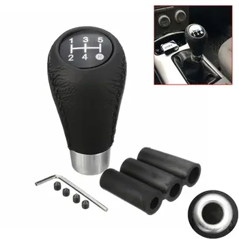 5 Speed Car Manual Gear Shift Knob Leather Shifter Lever Gearstick Universal with Adapters for Honda/VW/Toyota
5 Speed Car Manual Gear Shift Knob Leather Shifter Lever Gearstick Universal with Adapters for Honda/VW/Toyota