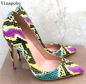 2019 Brand Women Pumps Mixed Color Snake Print Shoes Woman Pointed Toe High Heels Shoes Luxury Wedding Bridal Party dress Shoes
2019 Brand Women Pumps Mixed Color Snake Print Shoes Woman Pointed Toe High Heels Shoes Luxury Wedding Bridal Party dress Shoes