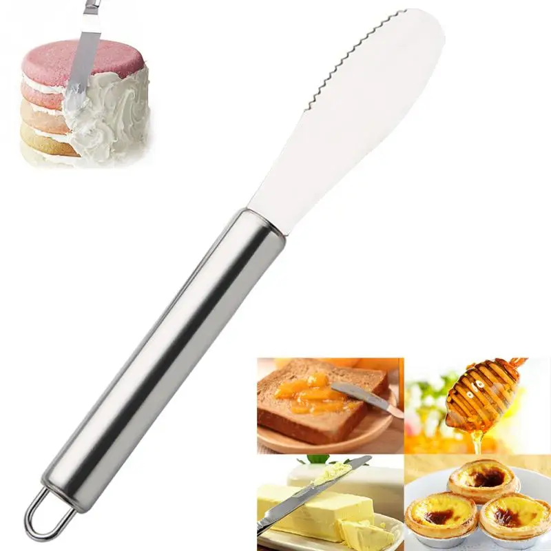 2018 New Spatula Stainless Steel Spreader Butter Knife Sandwich Sawtooth Wide Blade
2018 New Spatula Stainless Steel Spreader Butter Knife Sandwich Sawtooth Wide Blade