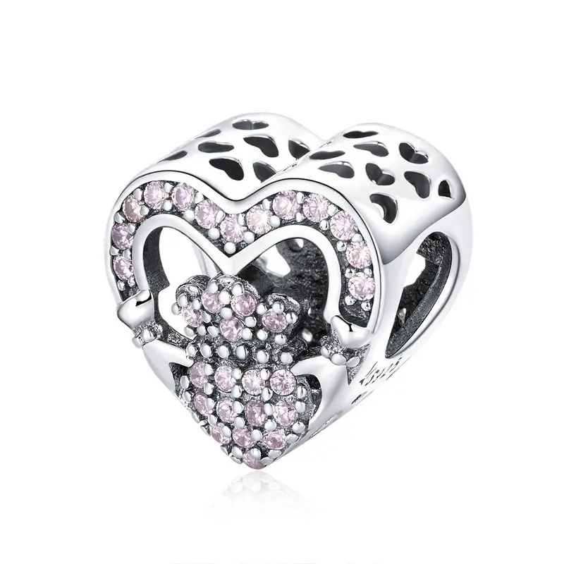 MOWIMO Lucky Love Heart Charm 925 Sterling Silver Bead Fit Original pandora Bracelets Pendant Necklace Silver Jewelry BKC1066
MOWIMO Lucky Love Heart Charm 925 Sterling Silver Bead Fit Original pandora Bracelets Pendant Necklace Silver Jewelry BKC1066