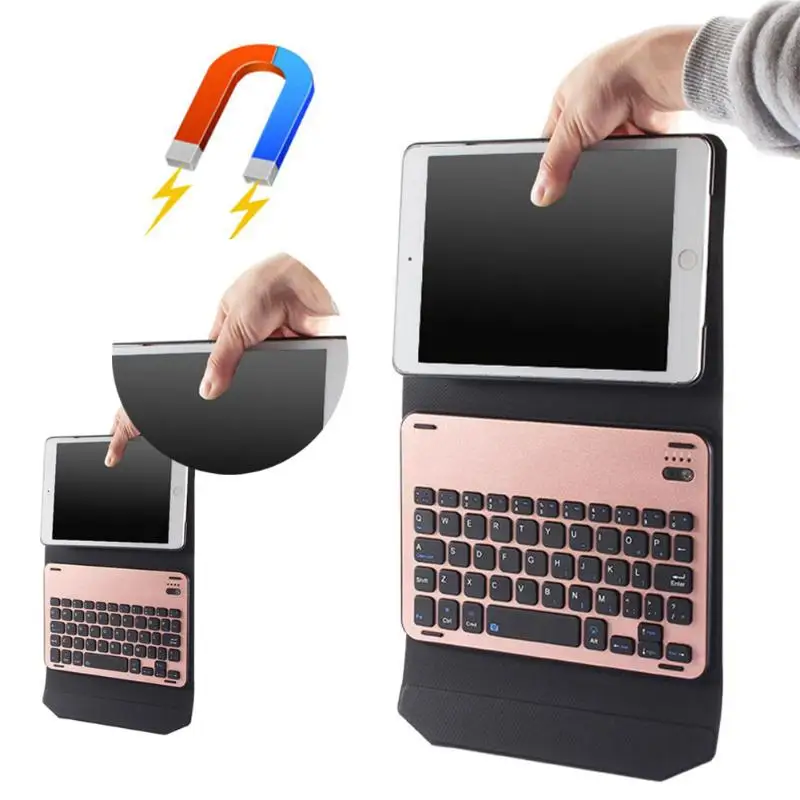 New Portable Removable Bluetooth Wireless Keyboard + Leather Case Cover + Magnetic Charging Cable for iPad Mini 4 Tablet Device
New Portable Removable Bluetooth Wireless Keyboard + Leather Case Cover + Magnetic Charging Cable for iPad Mini 4 Tablet Device