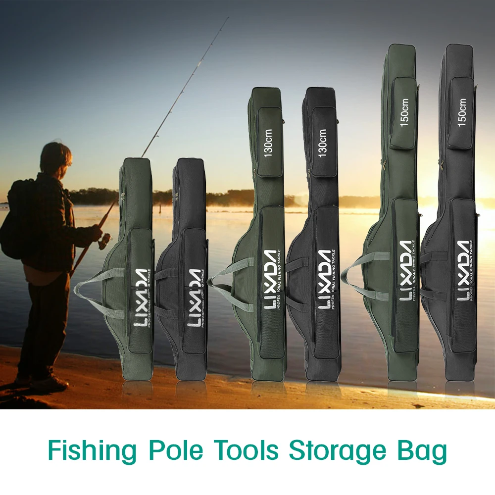 Lixada 100cm/130cm/150cm Fishing Bag Portable Folding Fishing Rod Reel Bag Pole Gear Tackle Tool Case Carrier Travel Storage
Lixada 100cm/130cm/150cm Fishing Bag Portable Folding Fishing Rod Reel Bag Pole Gear Tackle Tool Case Carrier Travel Storage
