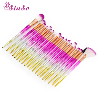 20Pcs Diamond Makeup Brushes Set Fan Powder Foundation Blush Eye shadow Lip Cosmetic Beautiful Make Up Brush Tools Multicolor
20Pcs Diamond Makeup Brushes Set Fan Powder Foundation Blush Eye shadow Lip Cosmetic Beautiful Make Up Brush Tools Multicolor