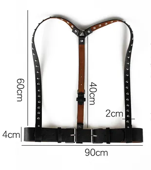 Stud Punk Goth Leather Harness Body Bondage Belt Cage Sculpting Leather Waist Belt chest belt slim body Jewelry belt buckle
Stud Punk Goth Leather Harness Body Bondage Belt Cage Sculpting Leather Waist Belt chest belt slim body Jewelry belt buckle