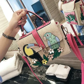 Messenger Bags Women's Hot Sale Brand Luxury Leather Female Handbag Embroidery Straw Bag Fashionable Party Night Large Women Han
Messenger Bags Women's Hot Sale Brand Luxury Leather Female Handbag Embroidery Straw Bag Fashionable Party Night Large Women Han